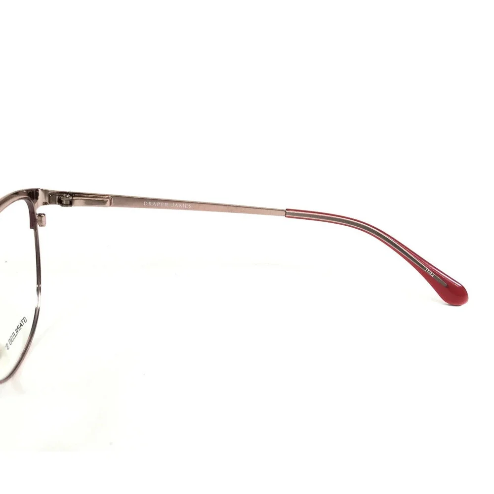 Draper James Eyeglasses Frames DJ5040 604 MERLOT Red Gold Cat Eye 54-17-140